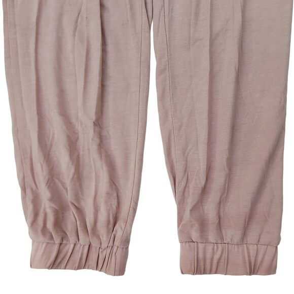 Fabletics Jogger Pants Womens Small Dusty Pink Tapered Activewear Comfort Gym - Picture 3 of 11